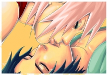 Sasuke e Sakura bacio XD